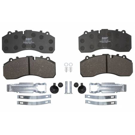 Set placute frana fata-spate Scania 4-Series / Man TGS 1390428,81508206072 - 1