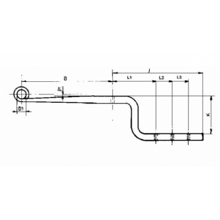 Arc semiremorca Gigant 1 FOAIE 639002 27157200