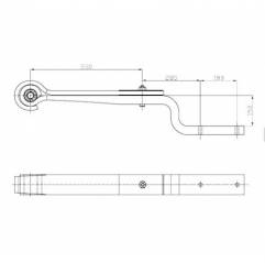 Arc semiremorca BPW 2 Foi F01000518A,9953300