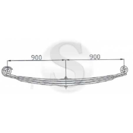 Arc fata Mercedes Actros/Atego 9443200302 33692000 - 1
