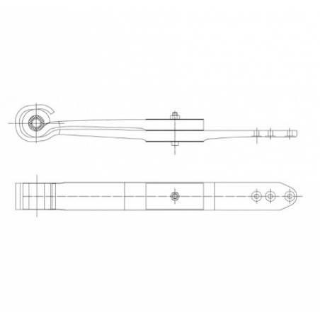 Arc semiremorca BPW 2 Foi 0508202280 88031400 - 1