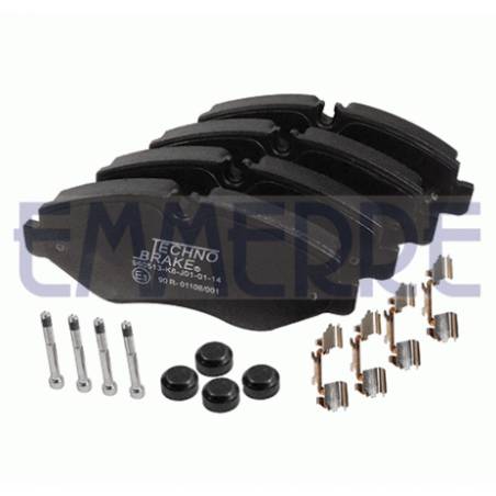 Set placute frana Iveco Daily, WVA 29229 - 1