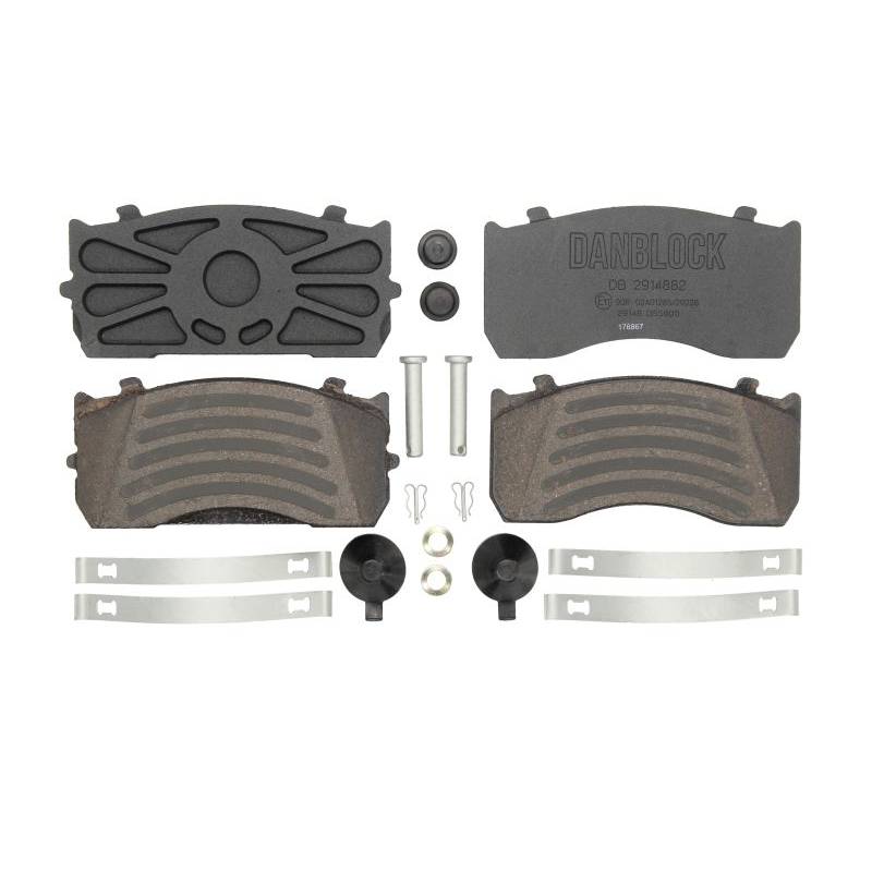 Set placute frana WVA 29115 - 1