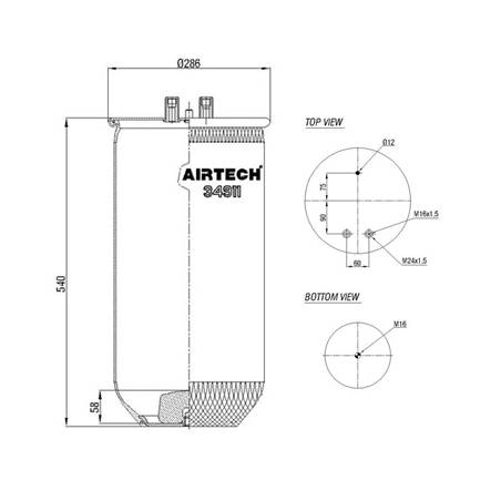 Perna aer completa Renault Premium/Midlum 5011294308,5011239971