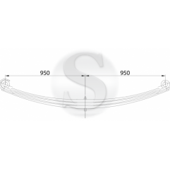Arc fata Iveco EuroTrakker 3 FOI 08135613,08161631 - 1