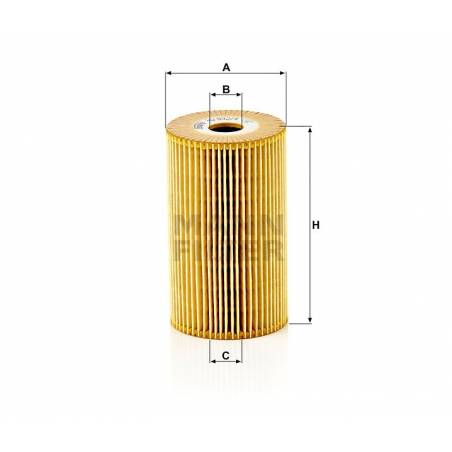 Filtru ulei motor OM615.910 Mercedes HU932/4X,A0011845425