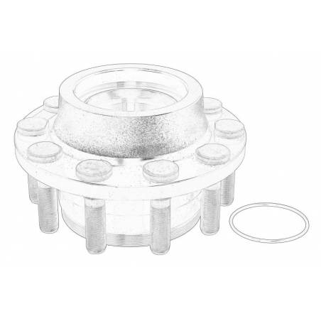 Butuc roata echipat cu rulment punte Gigant 709317876,GIG709317876