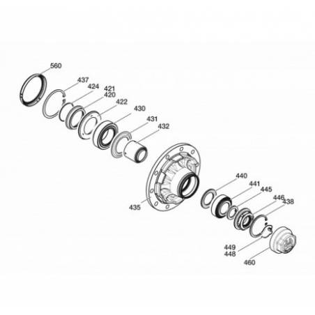 Butuc roata echipat semiremorca BPW 03.272.43.26.2,0256647400