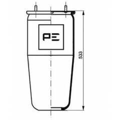 Perna aer fara panson punte Gigant-Krone 00246149,550011278