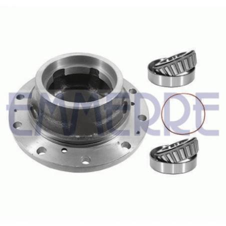 Butuc roata spate echipat cu rulmenti Iveco EuroTrakker 42104691,42104692 - 1