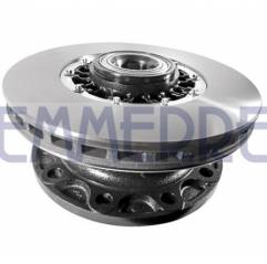 Butuc roata echipat cu disc/rulmenti/inel abs punte fata Daf CF85/XF105 1697346,1692506 - 1