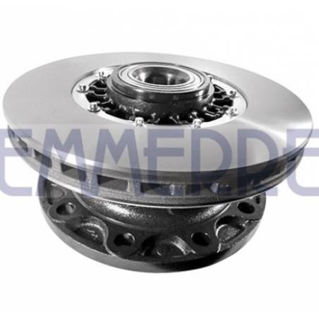 Butuc roata echipat cu disc/rulmenti/inel abs punte fata Daf CF85/XF105 1697346,1692506 - 1