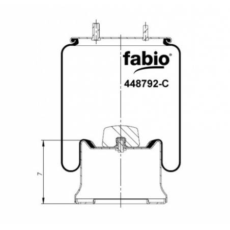 Perna aer Hendrickson 4811NP03,W013588792