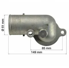 Termostat Massey Ferguson 4133L502, 4133L508, 4225297M1, 4225444M1, 30/149-607 149-607 Bepco - 1