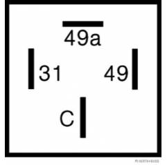Releu semnalizare 24V Mercedes 0025448432,A0035447932