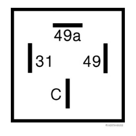 Releu semnalizare 24V Mercedes 0025448432,A0035447932