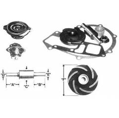 Kit Reparatie Pompa Apa John Deere RE37484 , 131-22 Bepco - 1