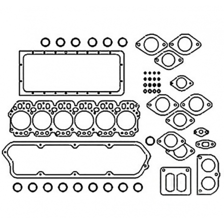 Set garnituri complet John Deere Ø 119 mm, RE38859, RE527022 - 1