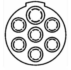 Priza electrica 7 pini 24V