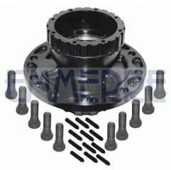 Butuc roata punte spate echipat cu rulmenti/inel abs/prezoane Volvo/Renault 7420535263,85107753 - 1