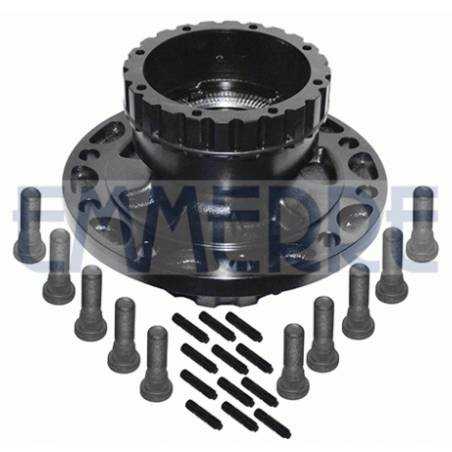 Butuc roata punte spate echipat cu rulmenti/inel abs/prezoane Volvo/Renault 7420535263,85107753 - 1