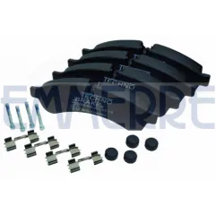 Set placute frana punte spate Iveco Daily IV/V/VI 29231,42555633 - 1