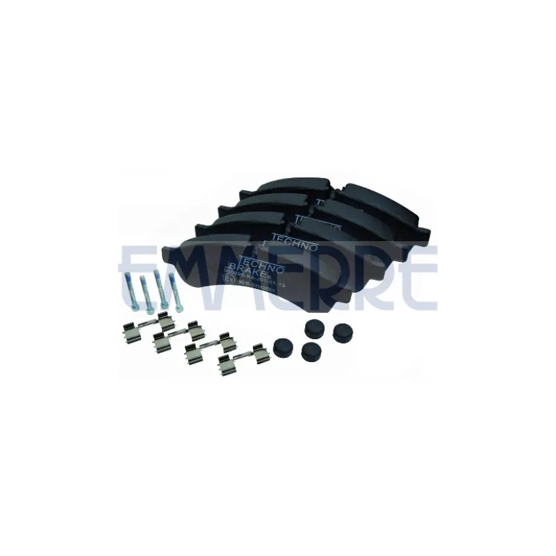 Set placute frana punte spate Iveco Daily IV/V/VI 29231,42555633 - 1
