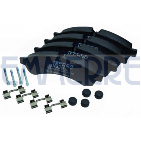 Set placute frana punte spate Iveco Daily IV/V/VI 29231,42555633 - 1