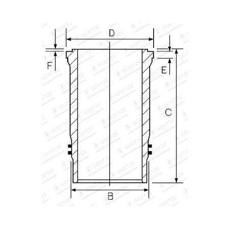 Camasa motor John Deere T32343 - 1
