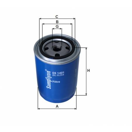 Filtru ulei Fiat 82220425, 82300672 - 1