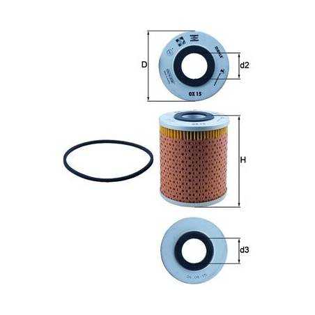 Filtru ulei motor Fiat 26540110, 26540151 - 1