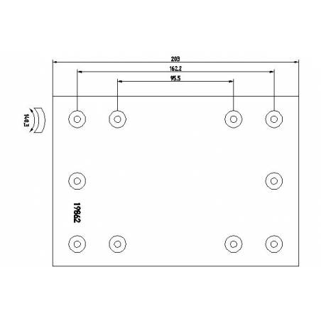 Set ferodouri WVA 1986201