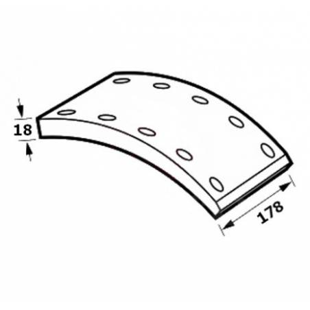 Set ferodouri fata-spate Volvo/Renault WVA 19090 STD - 1