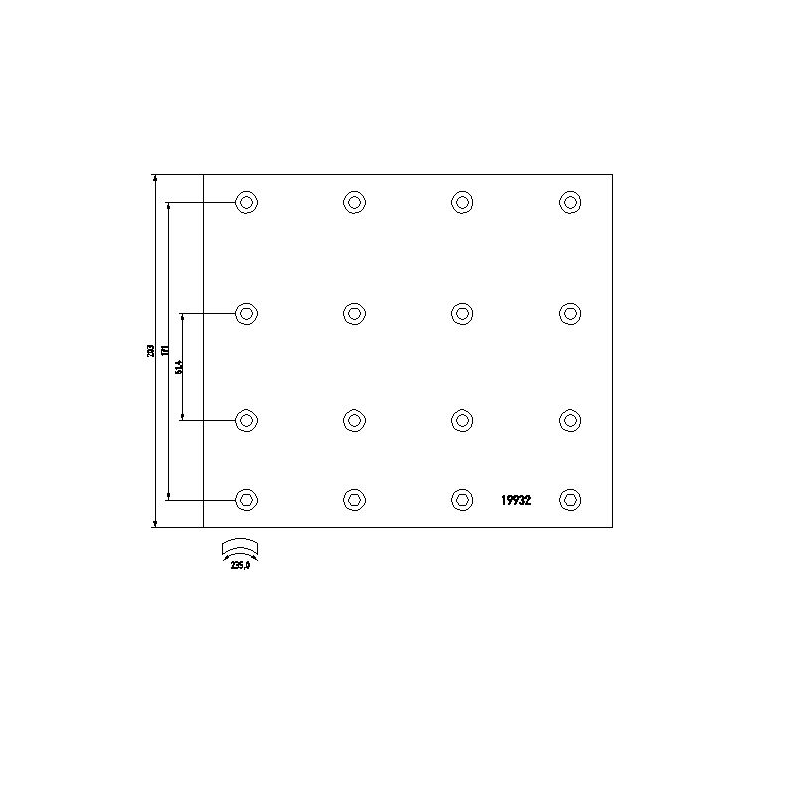 Set ferodouri fata-spate WVA 19932 Scania 3-4 1516501 1535253 - 1
