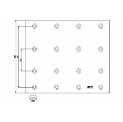 Set ferodouri fata-spate WVA 19932 R1 Scania 3-4 1516501 1535253 - 1