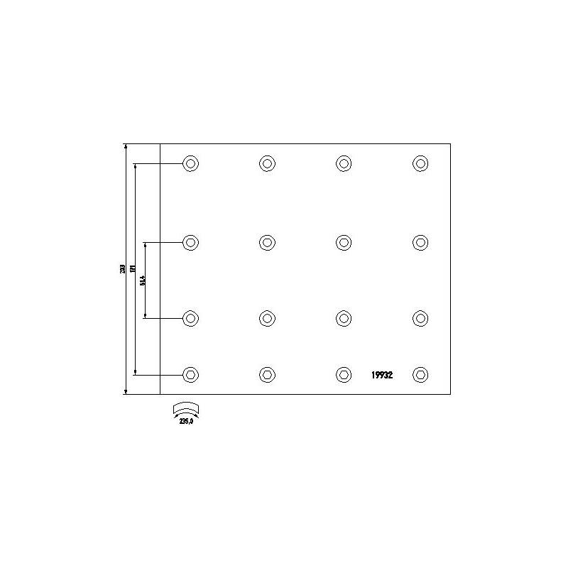 Set ferodouri fata-spate WVA 19932 R1 Scania 3-4 1516501 1535253 - 1