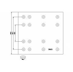 Set ferodouri punte Gigant WVA 19613 M91003505