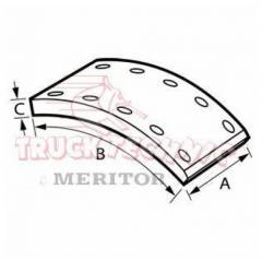 Set ferodouri STD punte SAF WVA 19030 - 1