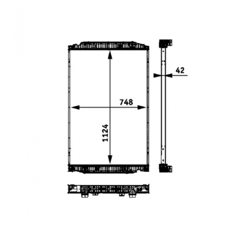 Radiator apa Iveco EuroTrakker/Stralis 500060750, 41214447