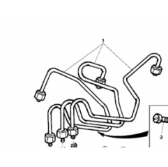 Set conducte injector John Deere RE502485