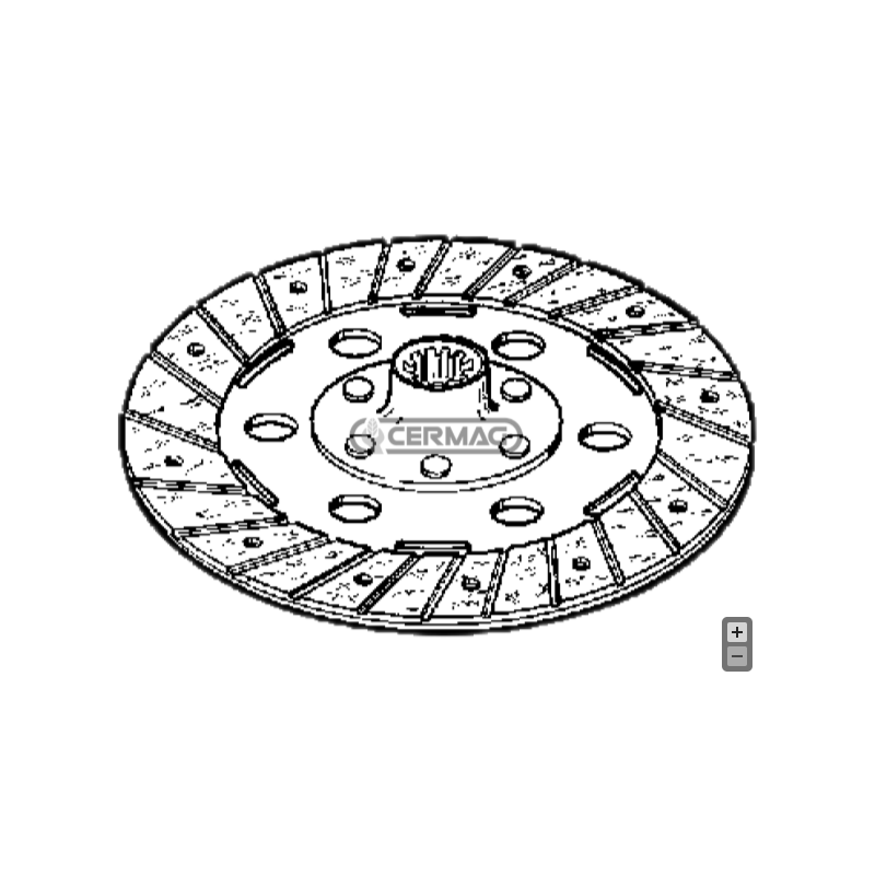 Disc ambreiaj Fiat 211, Ø 184 - 18 X 22 x10 - 1