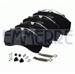 Set placute frana punte fata Mercedes Actros MP2/MP3/MP4/MP5 0064201420,A0064201420 - 1