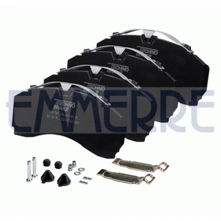 Set placute frana punte fata Mercedes Actros MP2/MP3/MP4/MP5 0064201420,A0064201420 - 1