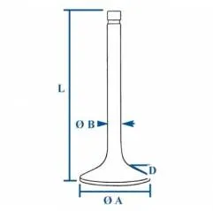 Supapa Chiuloasa, 23/43-256, 43-256, 4579417 Bepco - 1