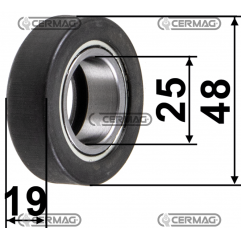 Rulment presiune Carraro 25x48x19 mm