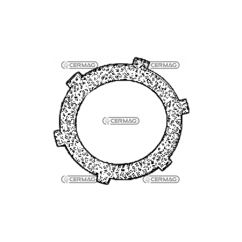 Disc sinterizat ambreaiaj motocultor FI 93 mm - 1