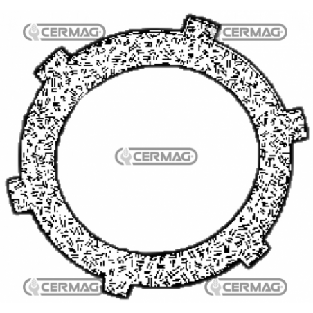Disc sinterizat ambreaiaj motocultor FI 93 mm - 1