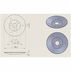 Taler superior cositoare Turceasca 1.65