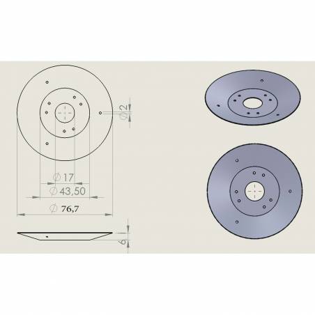 Taler superior cositoare Turceasca 1.65