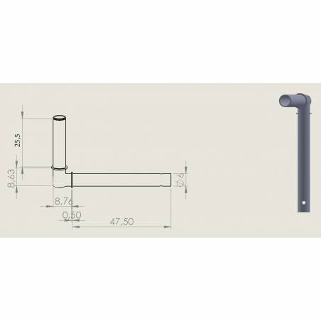 Element pozitie de lucru pentru cositoare Turceasca 1.65